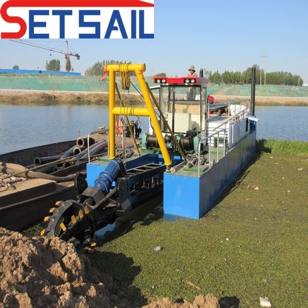 14 Inch Cutter Suction Dredger for Reservoir Sand Dredging Cu Mins 447kw US