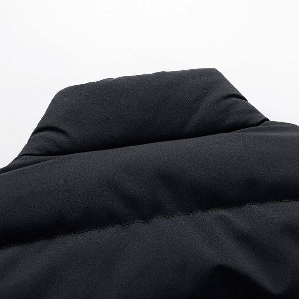 High Quality Male Outdoor Warm Waistcoat Utility Quilted Polyester Sleeveless Zip Up Gillet Thick Cotton Vest for Men