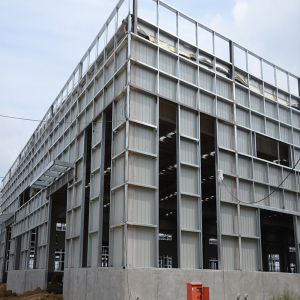 Structural Steel Frame Office Building Construction Industrial Prefabricated
