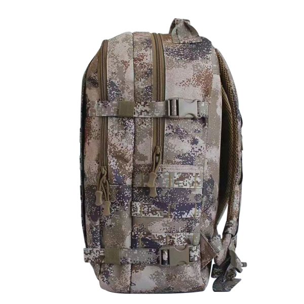 24L Capacity Waterproof Backpack in Straps with Molle System and 600D Oxford Fabric