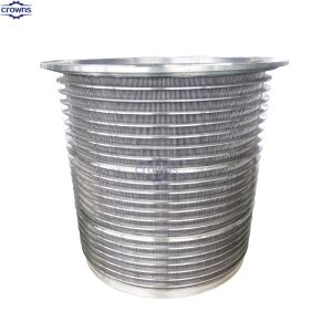 China Paper Mill Pulping Line Stainless Steel Screen Basket for Waste Paper Recycling Plant on sale