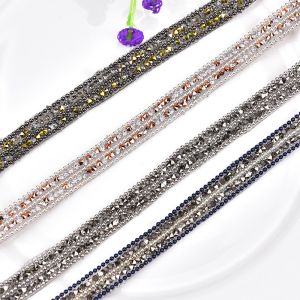 iron on rhinestone transfer designs headband women resin rhinestone