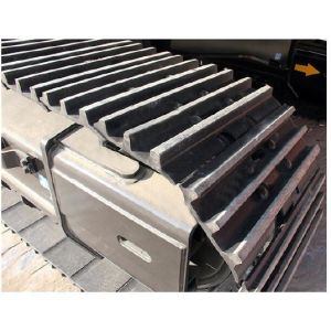 Forged Single grouser Excavator Track Shoe Pad Customized