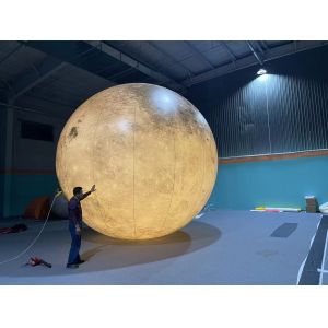 Hot Sale Led Light Giant Inflatable Moon moon bounce inflatable