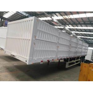 Customized Side Wall Height Advanced Flatbed Trailer With Semi Trailer