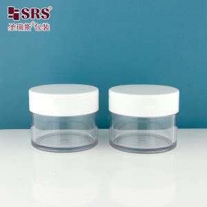 PETG003 PETG Material Flip Cap Plastic Jar Customization Clear Transparent