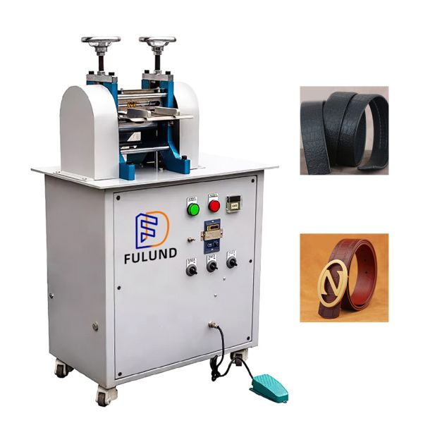 Buy 0.8mpa Automatic Heat Transfer Machine Hydraulic Leather Ironing Belt Roller Embossing Press Machine at wholesale prices