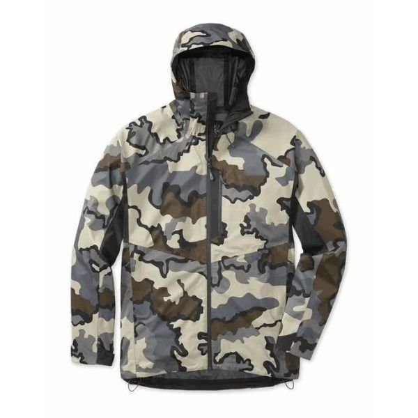 Men Lightweight Jacket Waterproof Breathable Camouflage Fishing Rain Jacket Outdoor Camo Hunting Jacket