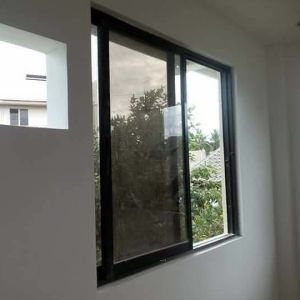 White Anodised Aluminium Sliding Windows Sound Insulation