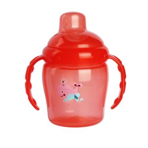 (NEW ) 225ml PP SIPPY CUP WITH DOUBLE HANDLES NON-SPILL