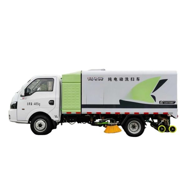 Pure Electric Dongfeng Small Multi-functional Road Sweeper with Low Cleaning