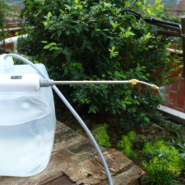 Folding Collapsible Jerry Can with Electric Automatic Garden Sprayer