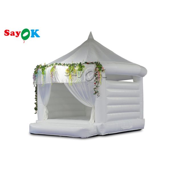 Buy 5x5x4.7mH PVC Wedding Air Jumping Inflatable Bounce at wholesale prices