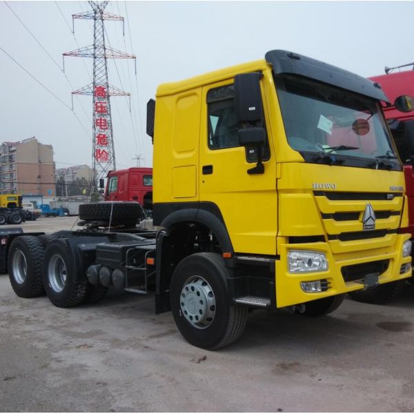 Cheap used trailer truck 40 ton 6X4 336 HP sinotruk Howo second hand tractor trucks trailer head truck