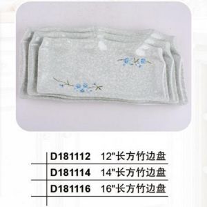 China 12 Inch Diameter Melamine Plates Lightweight and Durable on sale