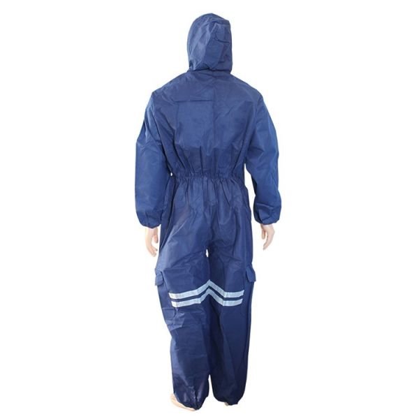 Buy Long Sleeve Disposable Coverall Suit , SMS Disposable Hooded Coveralls at wholesale prices