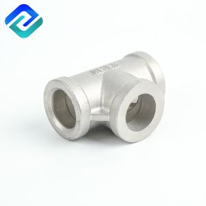 Thread End ISO4144 SS Pipe Fittings DIN2999 Stainless Steel Tee
