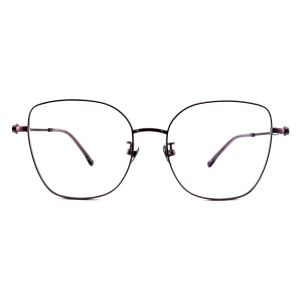 TF3363 Durable Titanium Round Glasses Frames Customized Unisex Eyewear