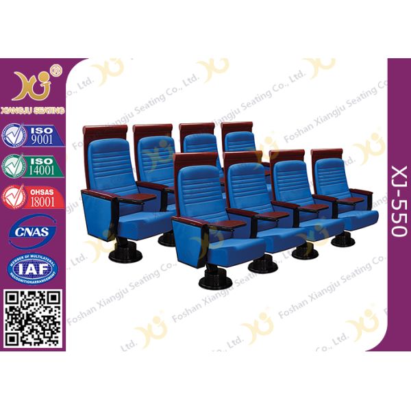 High Imported Hardwood Back School Concert Hall Seating / Church Folding Chairs