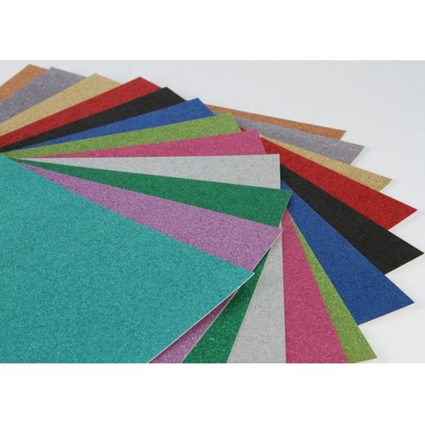 Handcraft Works Glitter Paper Craft Paperboard With Glitter For Paper Greeting