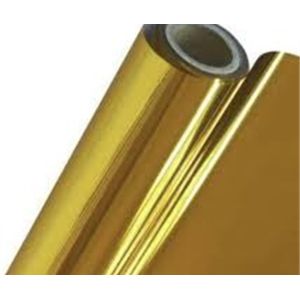 Metalized PET Plastic Sheet Roll Golden For Thermoforming 400MM
