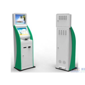 China Cash Payment Kiosk Terminal With Cash Acceptor And Bank Card For  Payment on sale