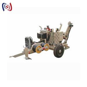 Hydraulic Traction Overhead Line Stringing Equipment Force Speed Stepless
