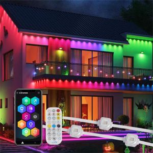 Home 24V RGBW IP67 LED Eaves Light Outdoor Color Decorative for Christmas and