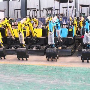 ISO9001 One Tonne Excavator Compact Mini Digger 1000kg High Durability