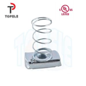 Hot DIP Galvanized Electroplate Stainless Steel Long Spring Nut M6 M8