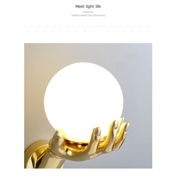 Modern Bedroom corridor Wall Lamp Luxury Living room Art Designer Creative ackground Wall Lamp(WH-OR-255)