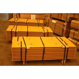 TIG Brand Double Beveled Dozer Cutting Edges And End Bits , B1U0601 Loader