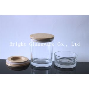 Quality votive candle holder with wooden lid in China for sale