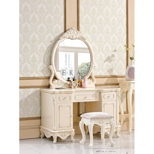 New design wooden dressing table with drawers