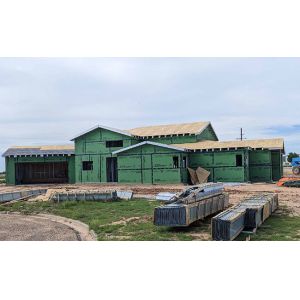 Economic Prefab Villa Prefabricated Light Steel Frame 2 Storey