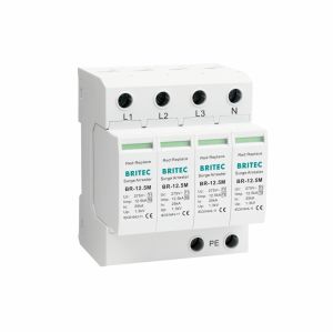 Quality BR-12.5M 4P Type 1 Surge Protection Device spd surge protector ac type 1 12.5ka spd for sale