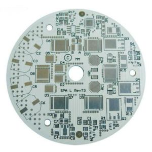 Thermal Conductivity Aluminum PCB Board with AOI Testing White Silk Screen DDU