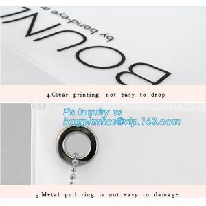 student stationery transparent plastic slider zipper bag, Eco-friendly Slider