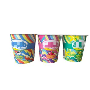 White Plastic Yogurt Cup Available in MOQ 100000pcs