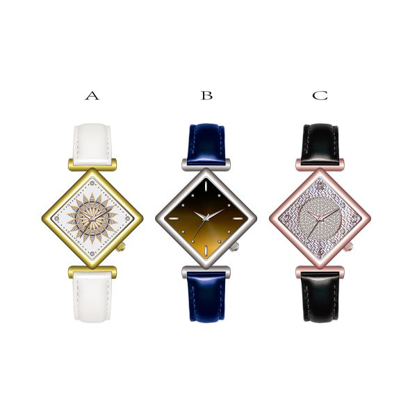 Fashion Watch, Italian leather wristband PVD rose gold case and black bezel Minimalist Dial Custom Brand Logo Watches Me