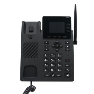 4G / WiFi SIP Desktop Phone Fixed Landline 2.4'' Color LCD 1000mAh Battery