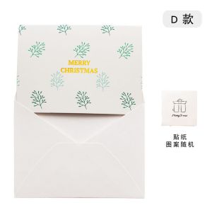 12g PMS Happy Christmas Christian Greeting Cards With Envelopes