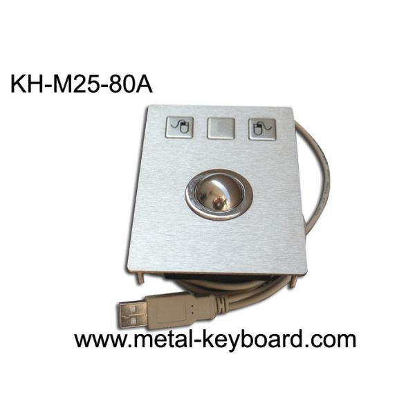 Buy Rugged 25MM Industrial Trackball Mouse with Laser Encoders Tracking Method at wholesale prices