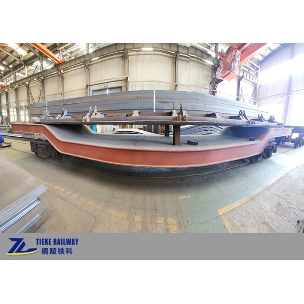 19m Long Railway Well Flat Wagon Pay Load 40 Tons Depressed Center Flat Car