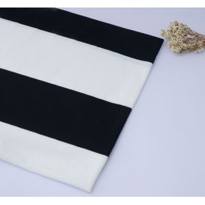 Skin-Friendly And Smooth Soft Easy Care Striped Material Fabric For Casual Wear
