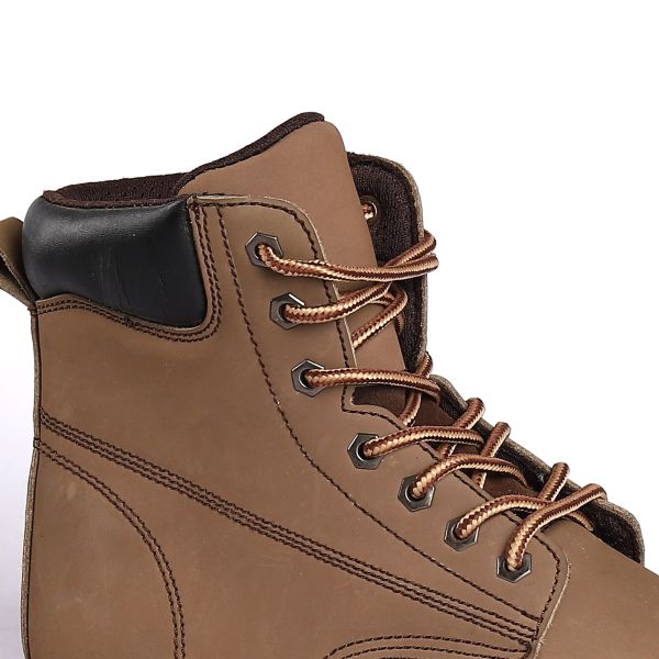 Buy Safty Boots Men Industrial Shoes Workwear Genuine Leather Shoes Safety Boots Goodyear Welt Safety Shoes Footwear at wholesale prices