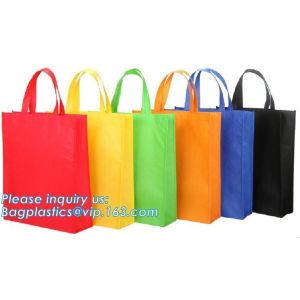 Customized Logo Film laminated Luxury Shopping Bag Non Woven Bag, Non Woven Bags