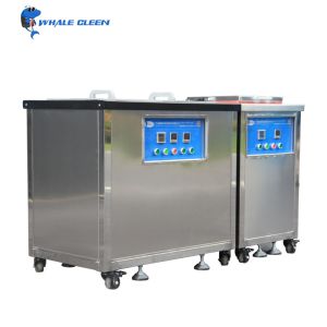 Two Tanks Acid / Alkali Resistant Ultrasonic Cleaning Machine With Separate