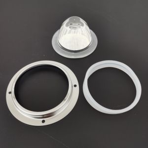 Borosilicate Led Glass Lens Magnifying Glass Lens 45 Degree