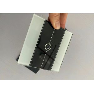 SGS Curved 0.5mm Tempered Ceramic Printed Glass Ultra Clear